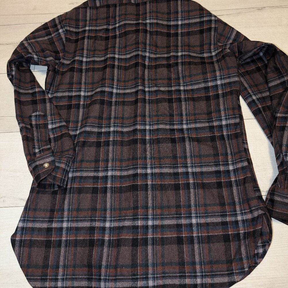 Vintage Pendleton Brown Wool Button Down Mens Shi… - image 5